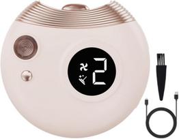 Rožinio aukso spalvos elektrinės nagų kirpimo mašinėlės, USB, apsaugančios nuo prispaudimo, kompaktiškos