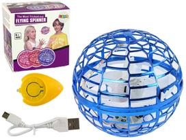 Žaislas skraidantis kamuolys su šviesos efektais Lean Toys, 10 cm