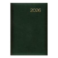 Kalendorius 2026 m., knyga, A5, dieninė, žalia SK2 - Sapt
