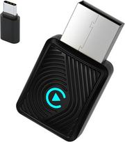 Juodas CP025 belaidis „CarPlay“ adapteris, automatinis prijungimas, nešiojamas