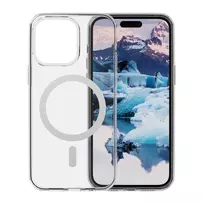 DBRAMANTE1928 IM67CL001875 Dėklas Apple iPhone 15 Pro Max, permatomas-baltas, iš perdirbto plastiko