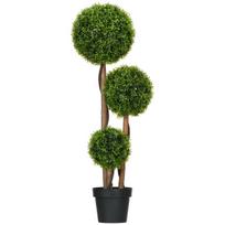 Dirbtinis buksmedžio augalas, 110 cm, žalias, atsparus UV spinduliams