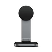 Satechi 2-in-1 Foldable Qi2 Charging Stand - Belaidžio įkrovimo stotelė