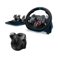 Logitech G29 + Driving force skirtas PS5 / PS4 / PC - Žaidimų vairas + pavarų jungiklis