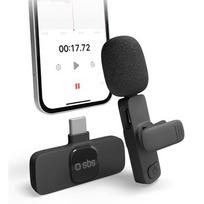 SBS Wireless Microphone, USB-C, juodas - Belaidis mikrofonas