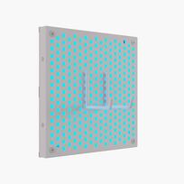 Nanoleaf Blocks Light Pegboard Add-On Kit, 1 panelė, pilka - Išmanioji LED perforuotoji lenta