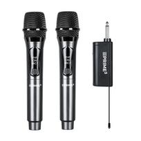 Prime3 AWM22DB Dual Wireless VHF Microphone, juodas - Belaidžių mikrofonų rinkinys