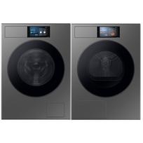 Samsung, 9 kg + 9 kg, tamsios sidabro spalvos - Skalbimo mašina su džiovykle