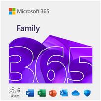 Microsoft 365 Family, 12 mėn. prenumerata, 6 naudotojai / 5 įrenginiai, 1 TB OneDrive, ENG - Programinė įranga