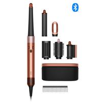 Dyson Airwrap i.d.™, Bluetooth®, 1300 W, Straight+Wavy, Amber silk, vario spalvos/rožinis - Plaukų formavimo šukos