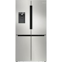 Bosch Series 6, French Door, 574 L, aukštis 183 cm, nerūdijančio plieno - SBS Šaldytuvas