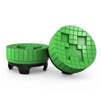 KontrolFreek Minecraft Thumbsticks Creeper Edition, PlayStation, žali - Svirtelių dangteliai