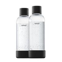 MySoda, 1L, 2 vnt., juodi - Buteliai gazuoto vandens gaminimo aparatui