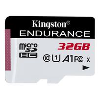Kingston High-Endurance, microSDXC, 32GB, balta - Atminties kortelė