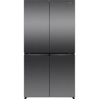 Hisense, Total No Frost, 647 L, aukštis 179 cm, juodo nerūdijančio plieno - SBS Šaldytuvas