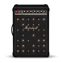 Marshall Bromley 450, juoda/žalvario spalvos - Belaidė kolonėlė