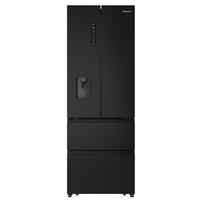 Hisense, NoFrost, 485 L, aukštis 200 cm, juodas - Šaldytuvas