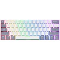 Trust GXT873 Acira 60% Mini, US, balta - Belaidė klaviatūra