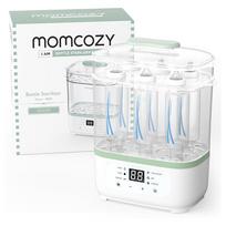 Momcozy, 8 viename, baltas/žalias - Kūdikių buteliukų garinis sterilizatorius