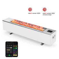 Aeno, 2000 W, baltas - Premium ECO išmanusis šildytuvas su židinio efektu