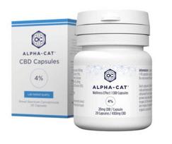 Alpha-CAT CBD kapsulės – 400 mg CBD, 20 × 20 mg