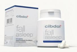 Cibdol Fall Asleep kapsulės su CBD ir melatoninu, 30 vnt.
