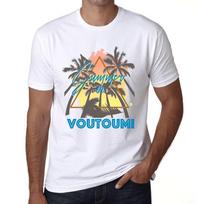 Men’s Vintage Tee Shirt Graphic T Shirt Summer Triangle Voutoumi White XS balta