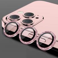 Objektyvo metalinis žiedas apsauga stiklas iPhone 16E 11 12 13 14 15 16 17 Pro Max plus Air 12 mini 13 mini Kameros objektyvo apsauga Kameros plėvelė iphone 16 2PCS rožinė