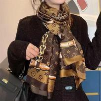 180*90 cm Klasikiniai vasaros paplūdimio piešiniai Šilkiniai kaklaskarės Moteriška skara Moteriška skara Apdangalas Bandanna Duslintuvas Šifonas Hijab Lady 180*90cm brown
