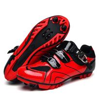 MTB dviračių batai Vyriški MTB Cleat kalnų dviračių batai Speed ​​Sneaker Racing Moteriški dviračių triatlono lauko avalynė 43 black