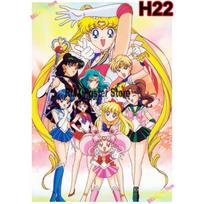 Klasikinis anime „Sailor Moon“ plakatas baltai dengtas popierius Animacinis filmas „Mergaitės plakatas“ sienų lipdukai Namų kambario baro apdaila Menas Tapyba 42x30cm