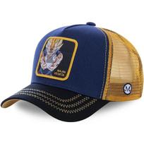 Naujos prekės ženklo Anime 62 visų stilių „Snapback“ kepuraitė, medvilninė beisbolo kepuraitė, vyriška, moteriška, hiphopo tėčio skrybėlė „Tėčio“ skrybėlė „Tracker“ tinklinė kepurė MAJIN VEGETA beige