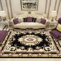 Naujas kiniškas kilimas svetainės arbatos stalo kilimas kinų stiliaus kilimas arbatos kambario studija sofa miegamojo retro stiliaus pagalvėlė 160*230cm black