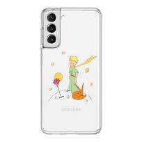 Mažojo princo mielas anime dėklas telefonui Samsung Galaxy S23 S22 S20 FE S21 Ultra 5G S10 S10E S9 S8 Plus Note 10 20 Minkštas dangtelis Galaxy Note 20 Ultra white