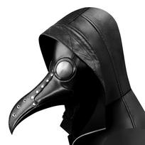 Steampunk Bird Beak Mask Halloween Mask Dance Party Mask Headgear Festive Atmosphere Fun Mask Props Halloween Mask gray