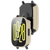 Bizon dėklas su stiklu Xiaomi Redmi Watch 5 Lite, smėlio