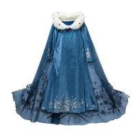 Mergaitės suknelė Cosplay apranga Sniego princesės suknelė Helovino gimtadienio vakarėliui 100cm gray
