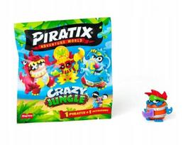 Piratix Crazy Jungle maišelis su figūrėle ir priedais 1 vntmišinys - Magic Box Toys Lenkija (L)
