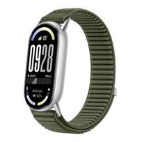 Nailoninis dirželis Xiaomi Mi Band 10 9 8 sportinis minkštas patogus kvėpuojantis apyrankė laikrodžio dirželis Mi Band 10 9 dirželio priedai mi band 8 black