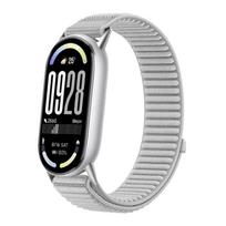 Nailoninis dirželis Xiaomi Mi Band 10 9 8 sportinis minkštas patogus kvėpuojantis apyrankė laikrodžio dirželis Mi Band 10 9 dirželio priedai mi band 9 pilka