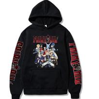 Anime Fairy Tail Drabužiai Rudens Vilnos Manga Gobtuvėliai Laisvi Kasdieniai Megztiniai Ilgomis Rankovėmis Streetwear Unisex Megztinis M black