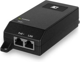 Act poe injector 30w adapteris, ieee 802.3af/at power over ethernet, gigabit poe+ injector, 10/100/1000mbit/s, atstumas iki 100 m - ac4438