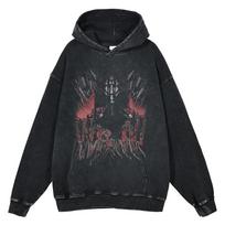 Anime Attack On Titan Eren Jaeger Spausdinimas Skalbtas Su Gobtuvu Vyriškas Laisvalaikio Medvilninis Džemperis Su Gobtuvu Manga Vintage Palaidinė Harajuku Gatvės Apranga XXL black