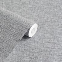 Lino tekstūros lipnūs vandeniui atsparūs tapetai miegamajam ir svetainei - Sutirštinti, vienspalviai, atsparūs drėgmei, paprasto dizaino. Width 40cm