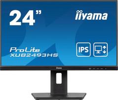 Monitorius Iiyama Prolite Xub2493hs-b6 60.5 cm 23.8 colių Ips Led monitorius Full Hd 100hz Hdmi Dp Slim-line aukščio reguliavimas Pivot Black