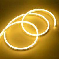 220v LED juostos šviesos Vandeniui atsparios 1m/3m/5m/10m COB juostos šviesos Lauko dekoravimas Lanksti neoninė juosta 2M šilta balta spalva