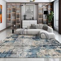 Modernus abstraktus kilimas svetainei Paprastumas 200x300 Svetainės kilimai Elastingas Neslystantis Purvui atsparus Lovos šoninis kilimėlis Lengvai valomas 80*160cm gray