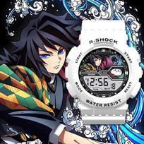 Anime Demon Slayer Apyrankinis laikrodis Agatsuma Zenitsu Nezuko Tanjirou Kvarcinis laikrodis Dovana black