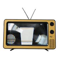 12 /14  Ekrano didintuvas mobiliajam telefonui Retro TV stiprintuvas 3D didelės raiškos mobiliojo telefono ekrano didinimo didintuvas filmams, vaizdo įrašams, žaidimams D