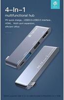 Devia Usb-c 3.1 į Usb3.0+usb2.0+pd+hdmi šakotuvas